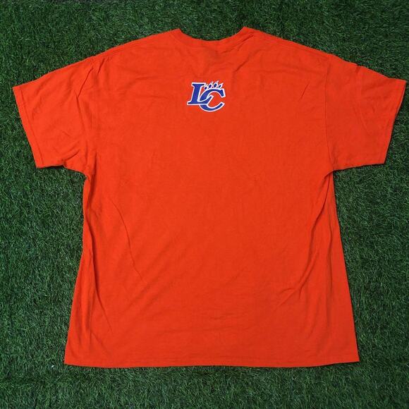 Mens Orange LC Big Cat Graphic Tee - Picture 2 of 5